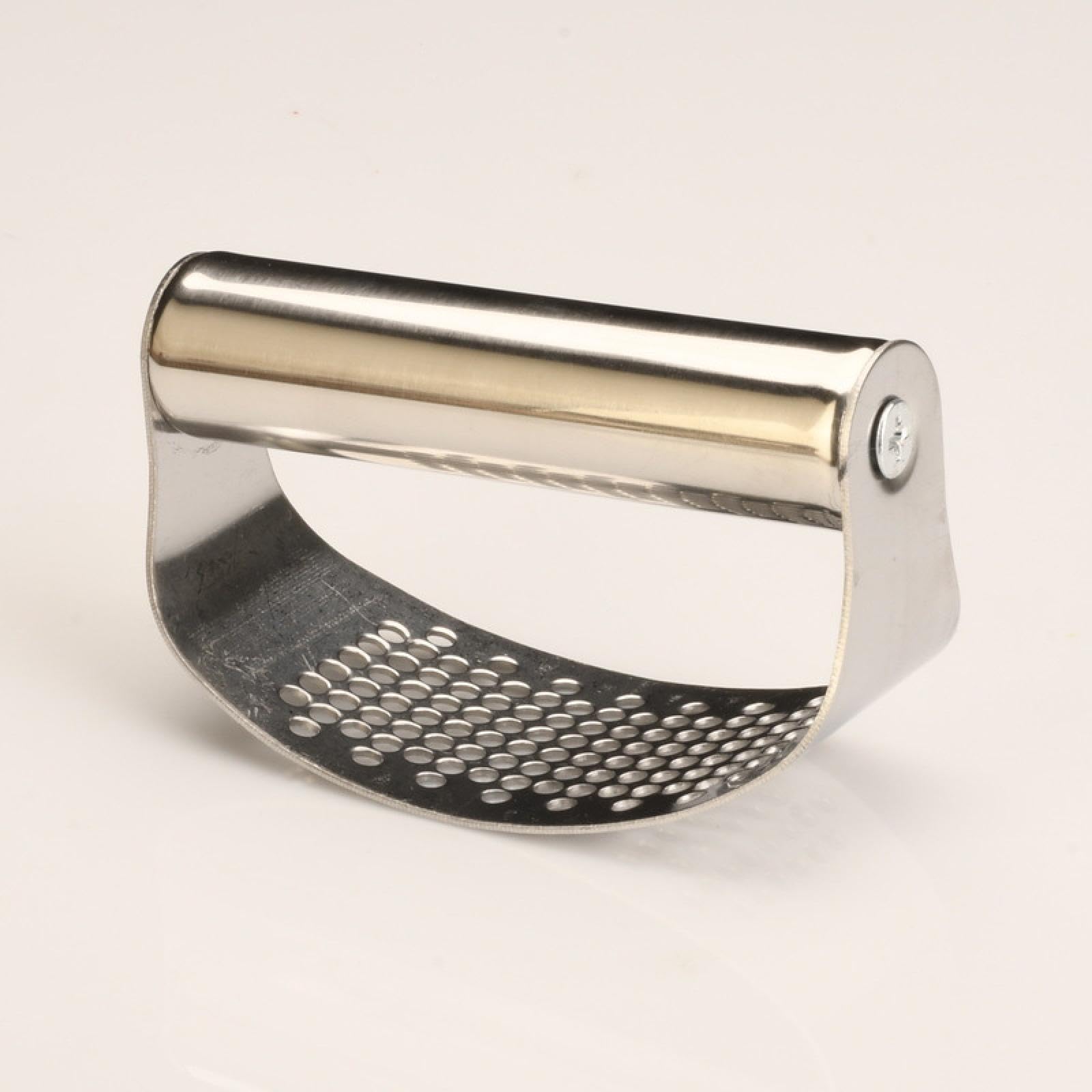 Annular garlic press stainless steel manual plastic handle garlic puree maker household kitchen patting garlic machine press garlic mortar