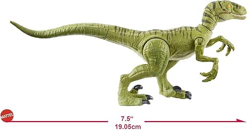 Miniatura 3 de Jurassic World Toys - Figura de dinosaurio Savage Strike, tamaño más pequeño, ataque se mueve icónico a las especies, brazos y piernas móviles, gran
