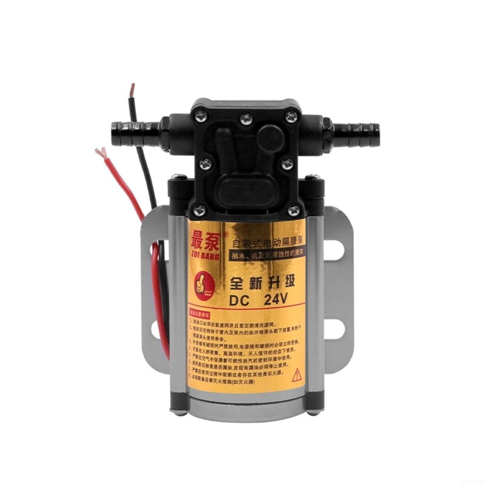 Pompe membrane 24V transfert liquide frein huile carburant diesel camion voiture