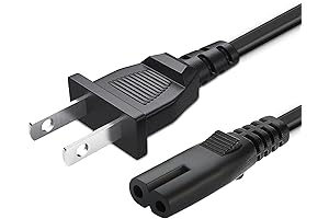 Replacement AC Power Cord Cable Plug Compatible with Philips Respironics, Sonos One...
