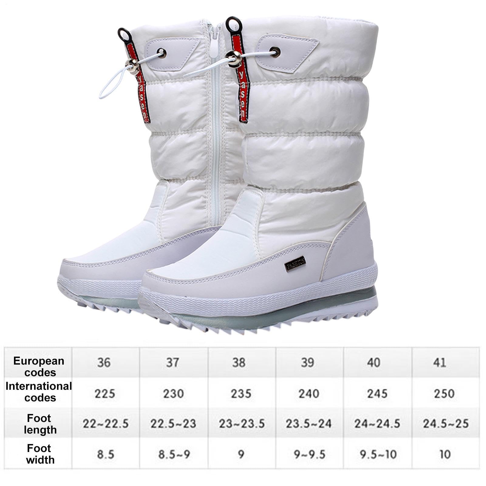 Generico Stivali Da Neve Donna Stivali Da Neve Invernali Caldi Isolanti E | Antiscivolo Per Donna Mamma Nonna Ragazze Moglie Fidanzata Inverno Outdoor Camminata Escursionismo Viaggio