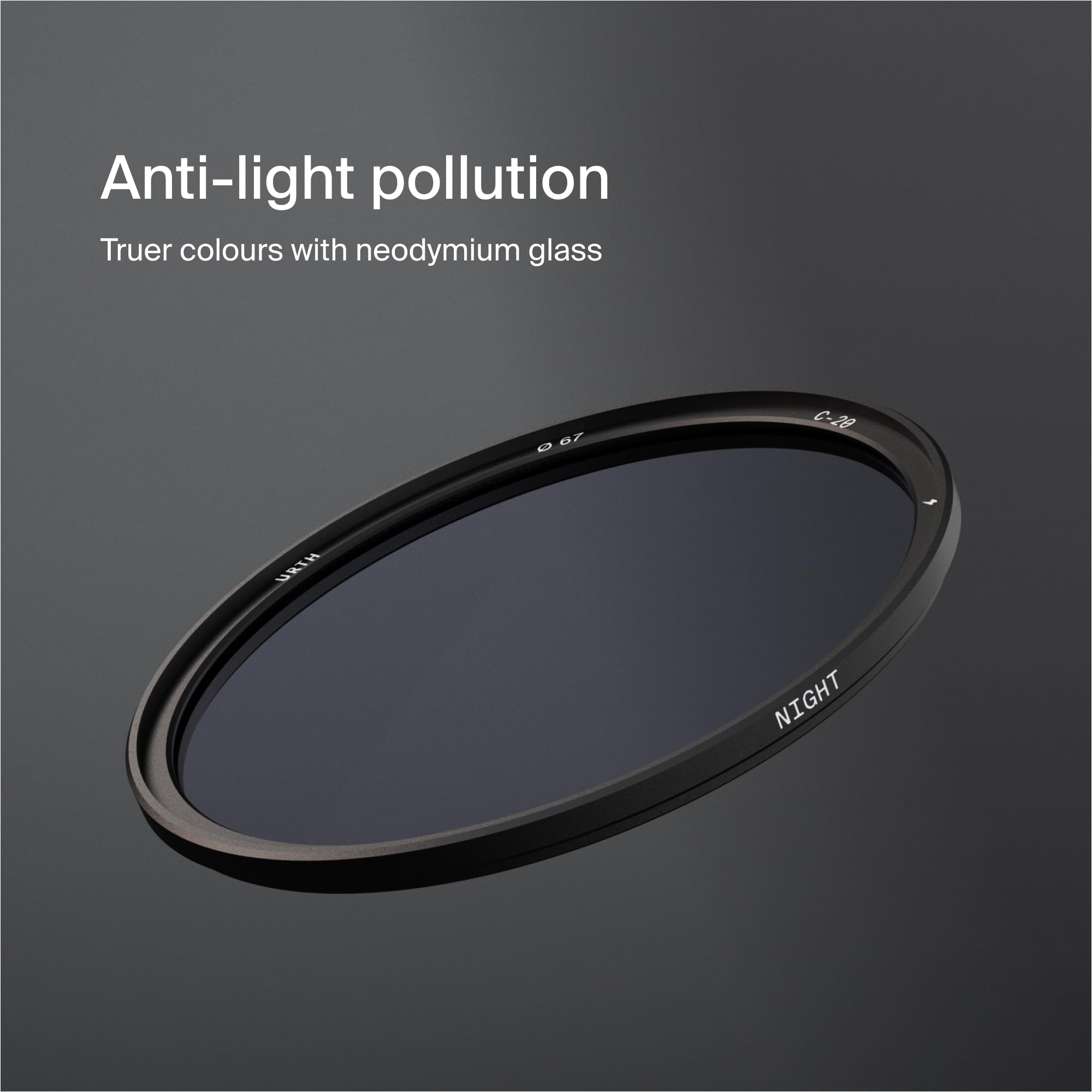 Urth 39 mm Filtro Magnetico Notte Neutra (Plus) — 20 strati nano, riduzione dell’inquinamento luminoso con neodimio, chiarezza astronomica avanzata