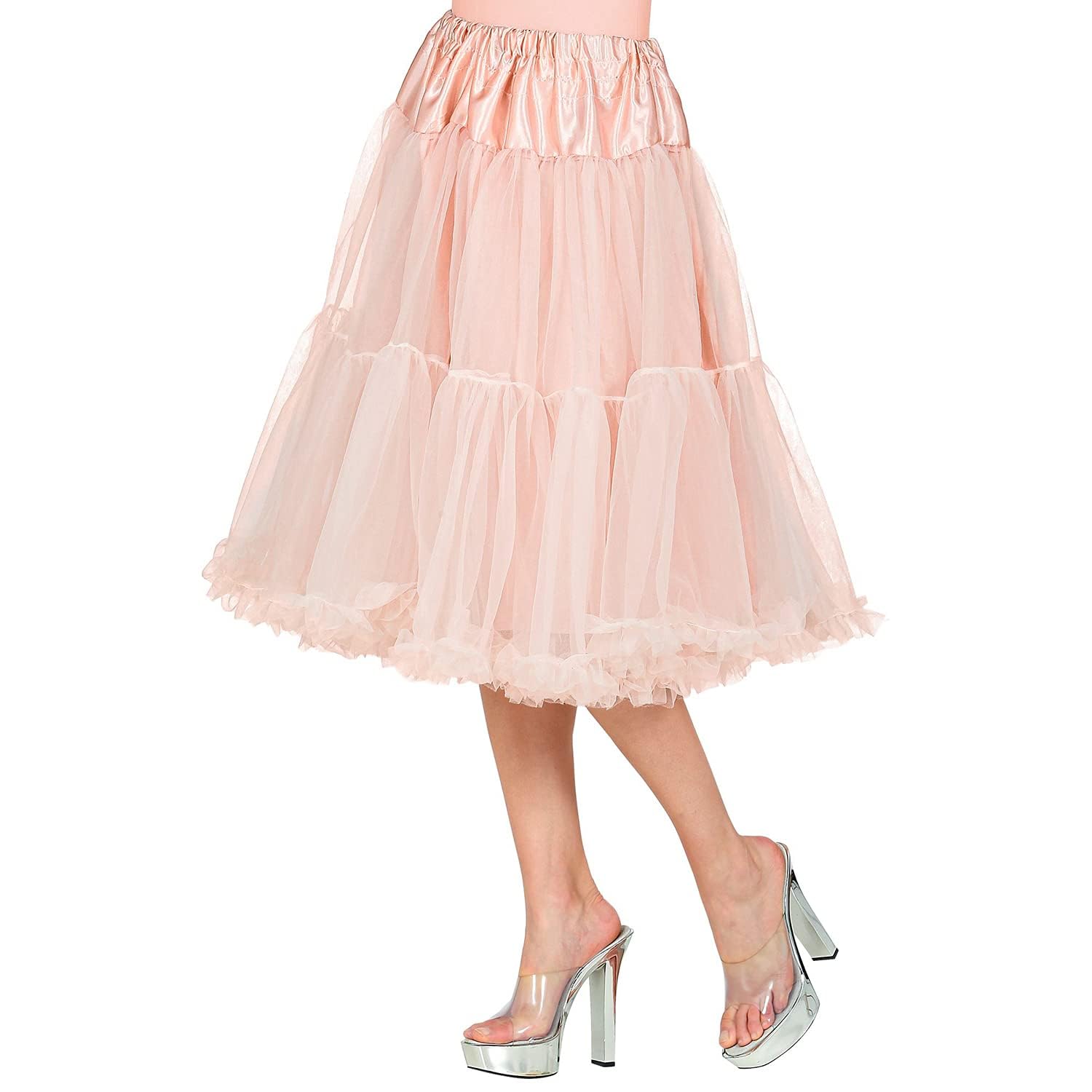 W WIDMANN MILANO Party Fashion - Tulle Skirt, Length Approx. 65 cm, Tutu, Petticoat, Underskirt, Costume Accessories, Carnival