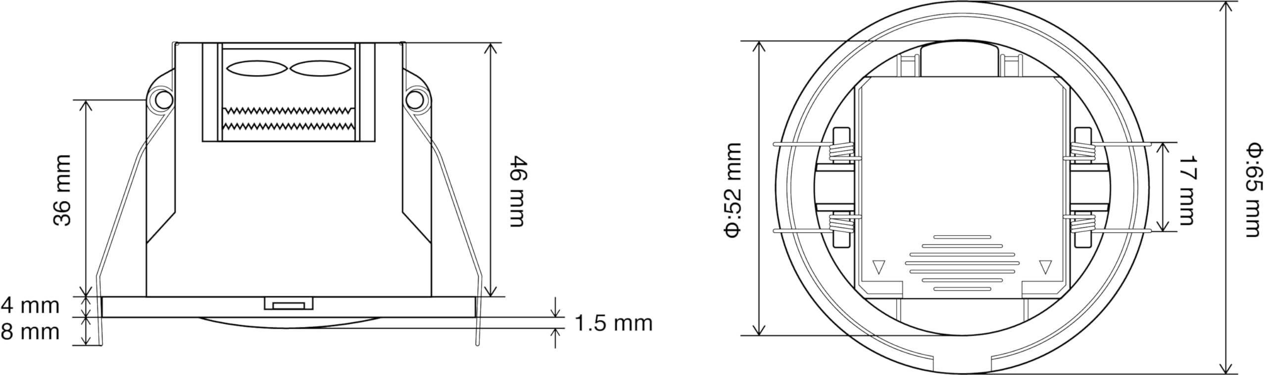 Sensore Movimento Microonde 5.8GHz - Portata 6 Metri, Per LED Fino A 400W, Regolabile - Foto 10