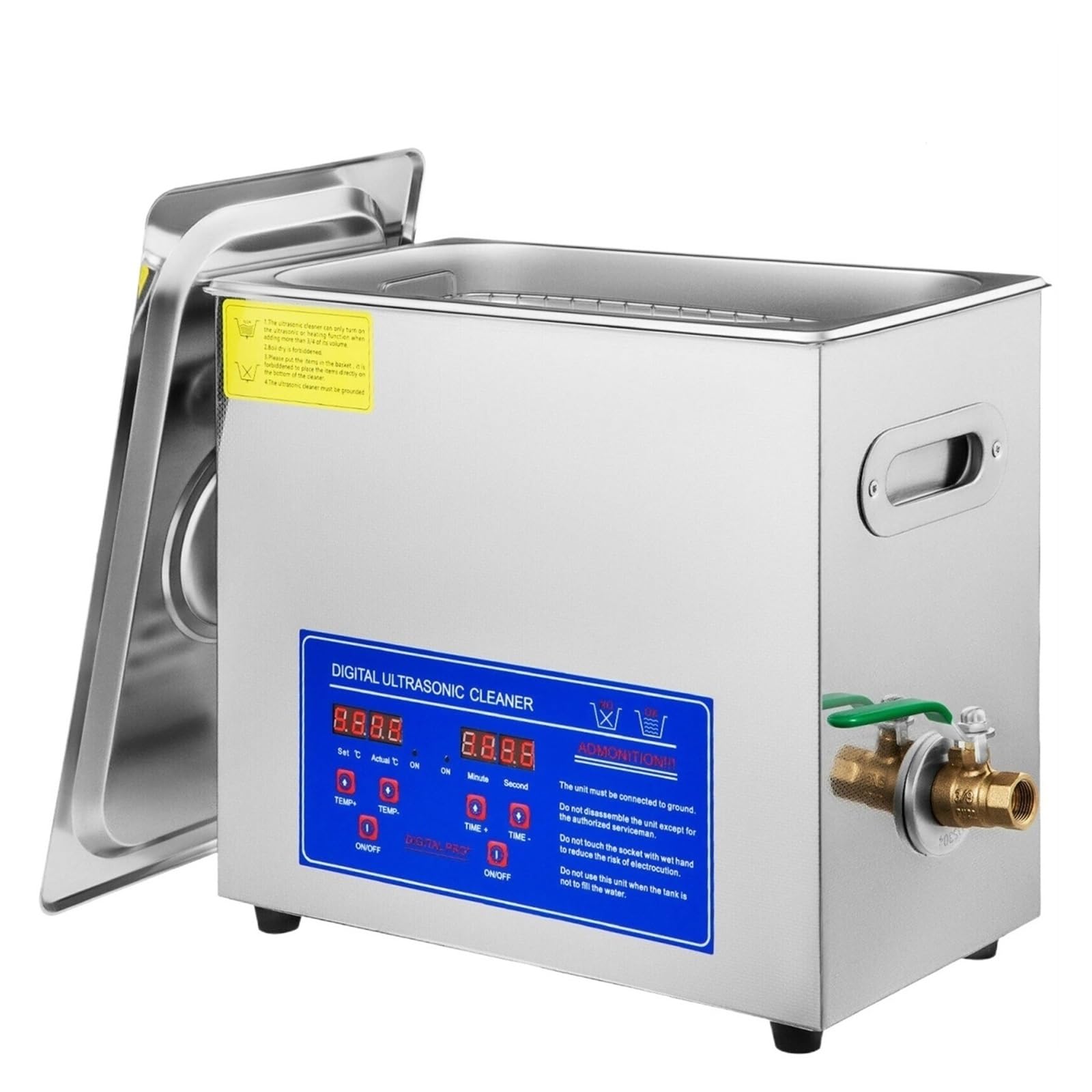 200W Ultra Cleaner Biżuteria Czyszczenie Grzałka Timer 6L Zbiornik Maszyna do Czyszczenia Kąpieli Przemysł Sprzęt Ze Stali Nierdzewnej