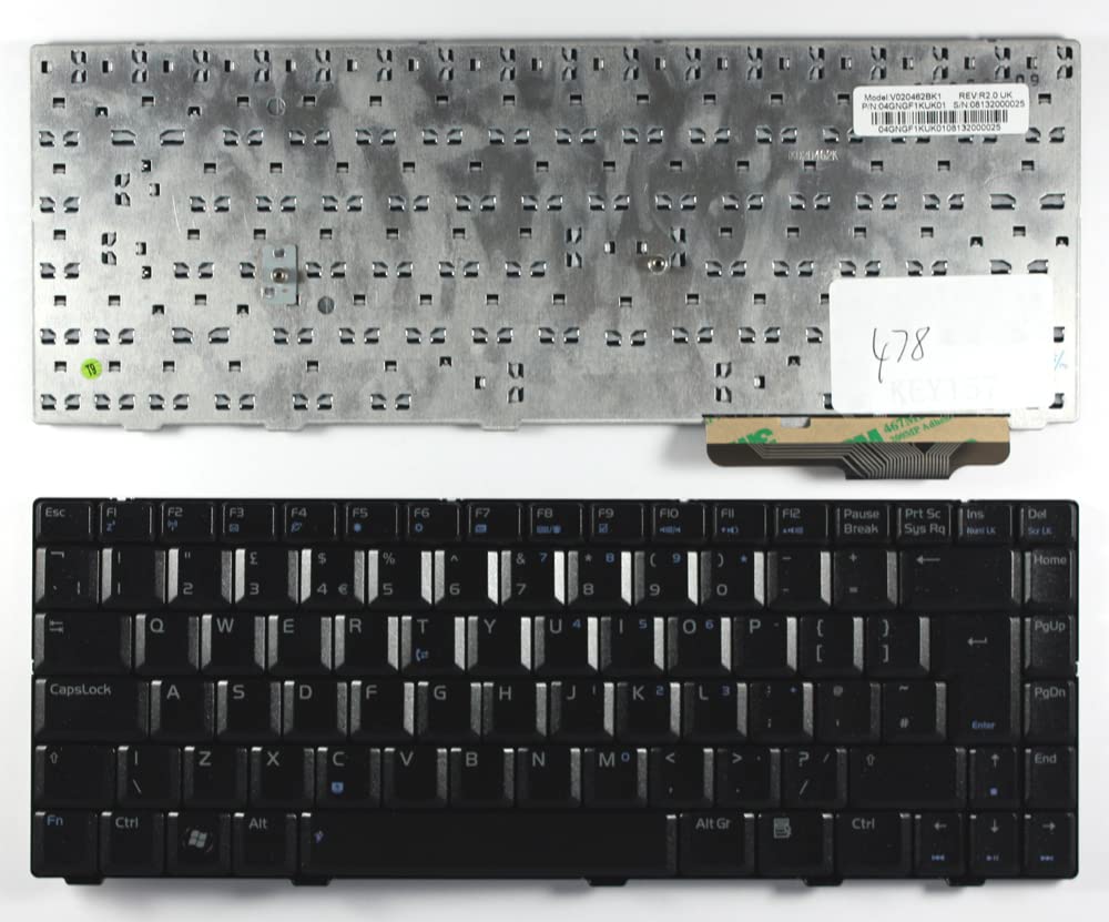 Clavier pour ordinateur portable ASUS 04GNGF1KUK01 Power4Laptops noir AZERTY - 2