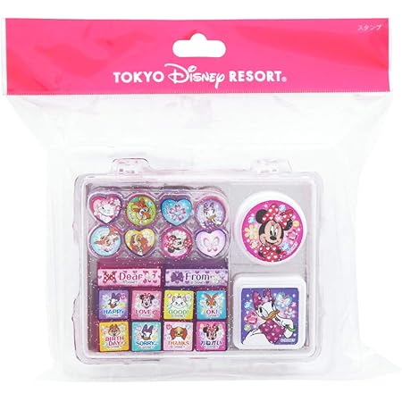 Amazon スタンプ 18個 セット ミニー マウス デイジー ダック 可愛い 女の子 文房具 ステーショナリー ディズニーリゾート限定 スタンプ おもちゃ