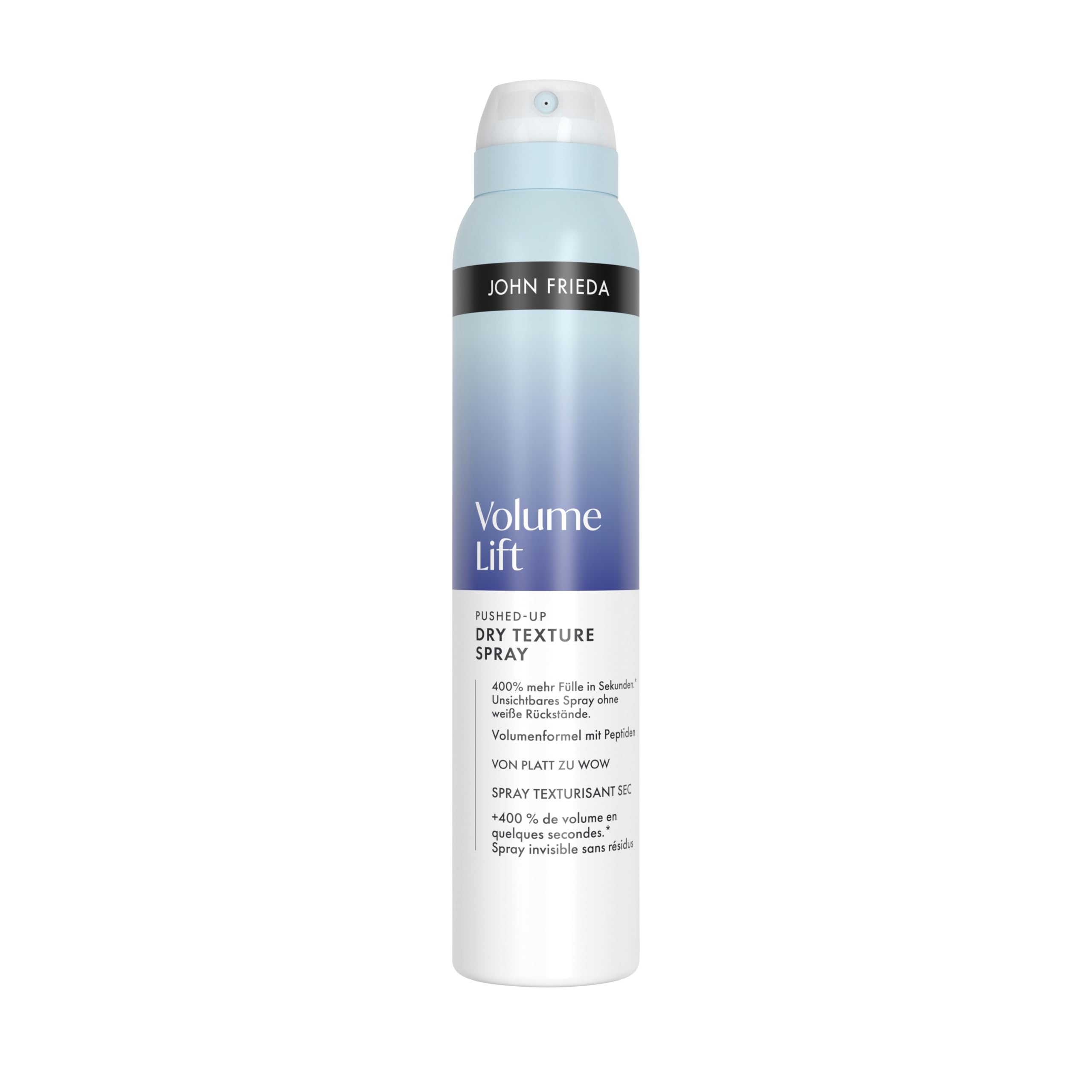 John Frieda Volume Lift Pushed-Up Dry Texture Spray – Inhalt: 200ml - Haartyp: plattes oder feines Haar