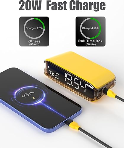 Miniatura 7 de Reloj despertador digital para dormitorios, pequeño reloj despertador para mesita de noche, alarma fuerte para personas que duermen con mucha