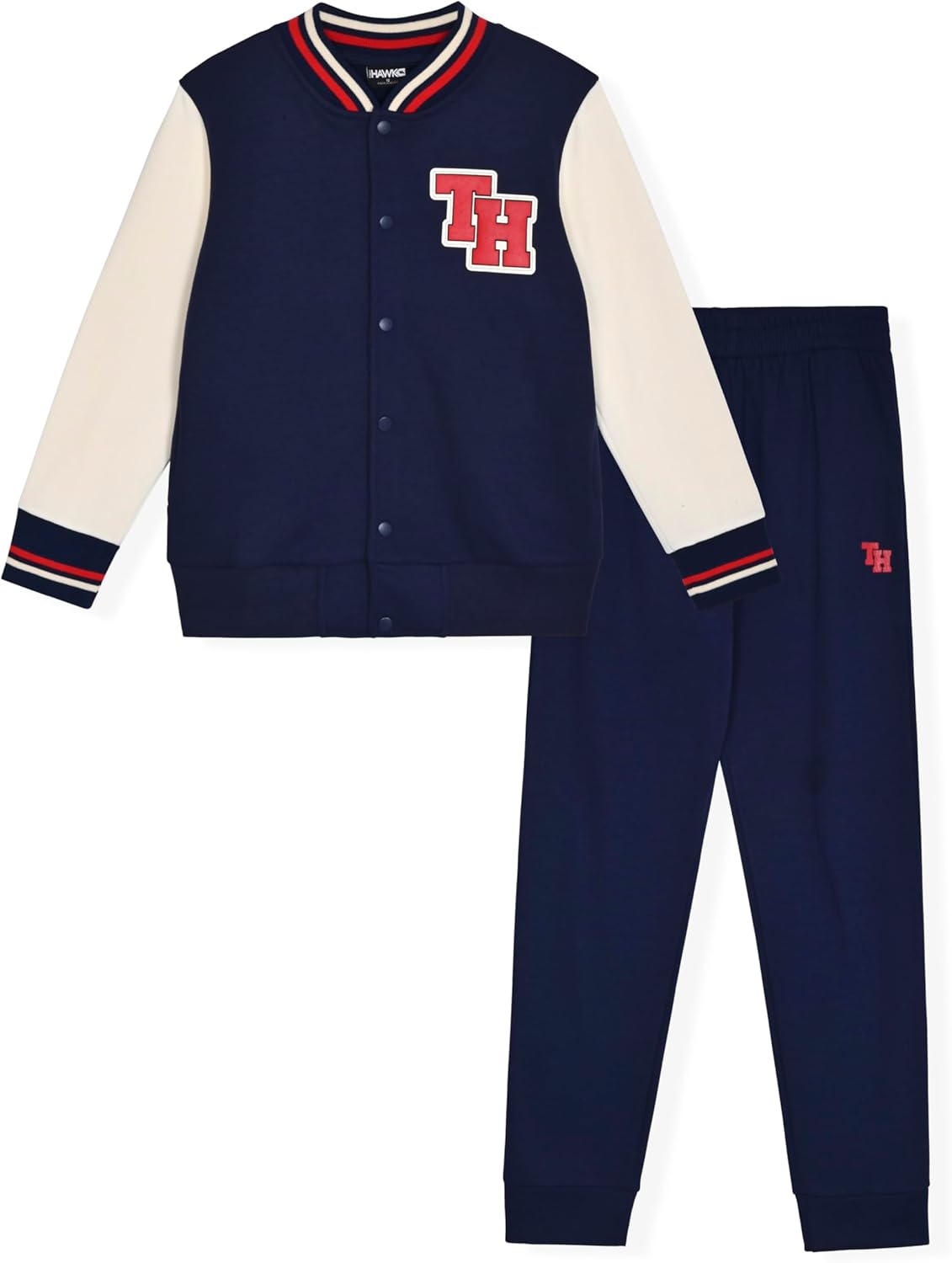 TONY HAWK Boys Jogger Sets for Kids 2 Pack Fleece Hoodie and Pull-On Sweatpants for Kids Skateboarding - Image 3