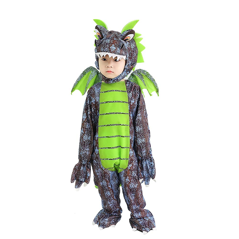 Kids Dinosaur Costume, Dinosaurs, dragons, monsters costume for kids,Perfect party costume, birthday gift (Dinosaur, Small)
