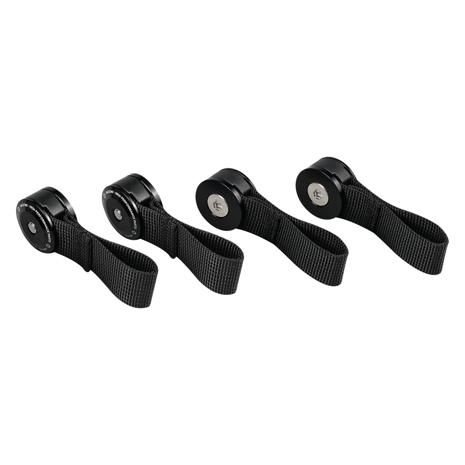 NICECNC Cinghia per portapacchi posteriore Compatible with Yamaha YZ YZF WRF 125 250 450 Compatible with Kawasaki KX KXF125 250 450, adatta per modelli fuoristrada, vedi compatibilità, nero