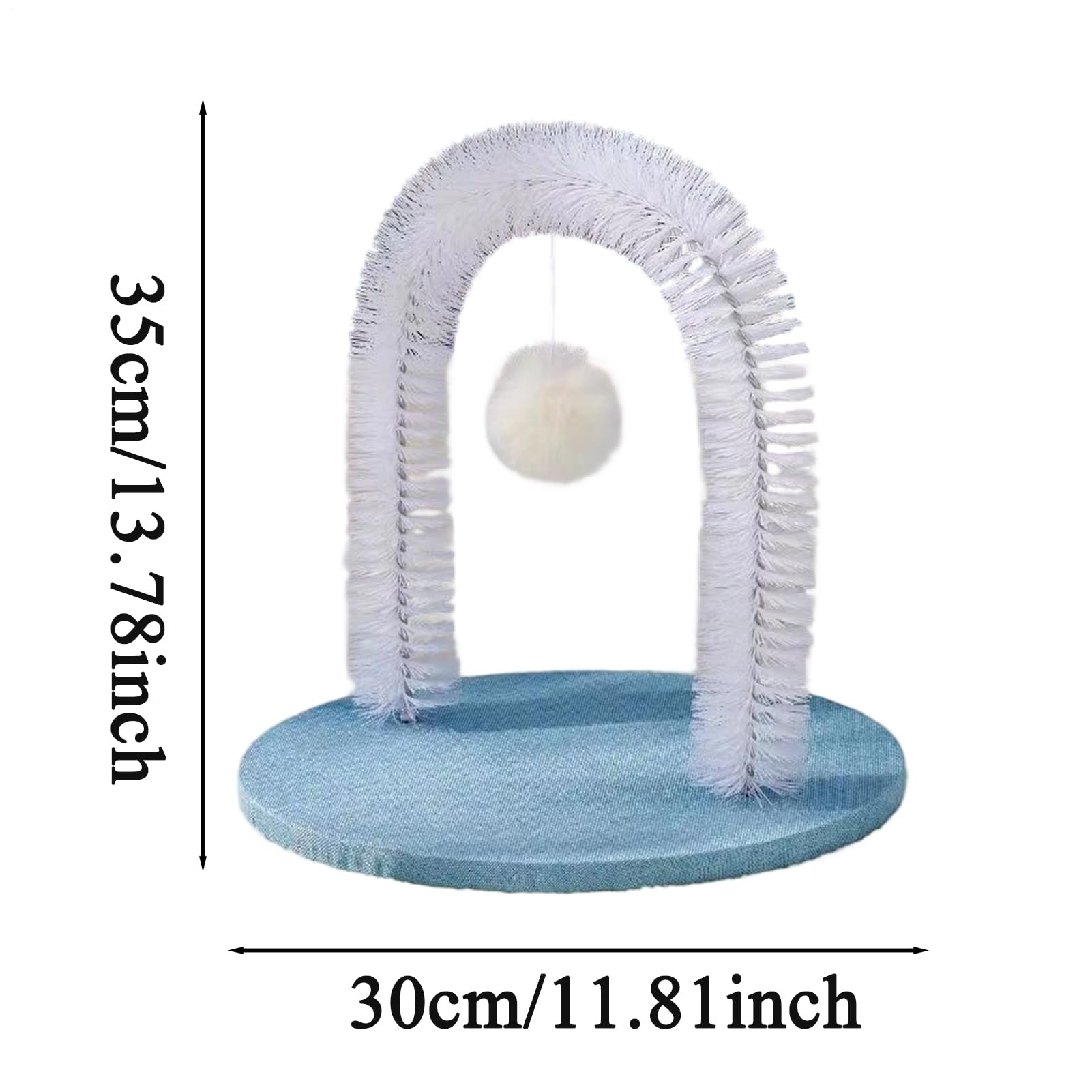 Grattoir pour chat – Toiletteur de massage pour l'arche de chat | Tapis à arche pour chats | Éliminateur de perte de poils, poteau de frottement pour chats, design arches pour massage de la tête