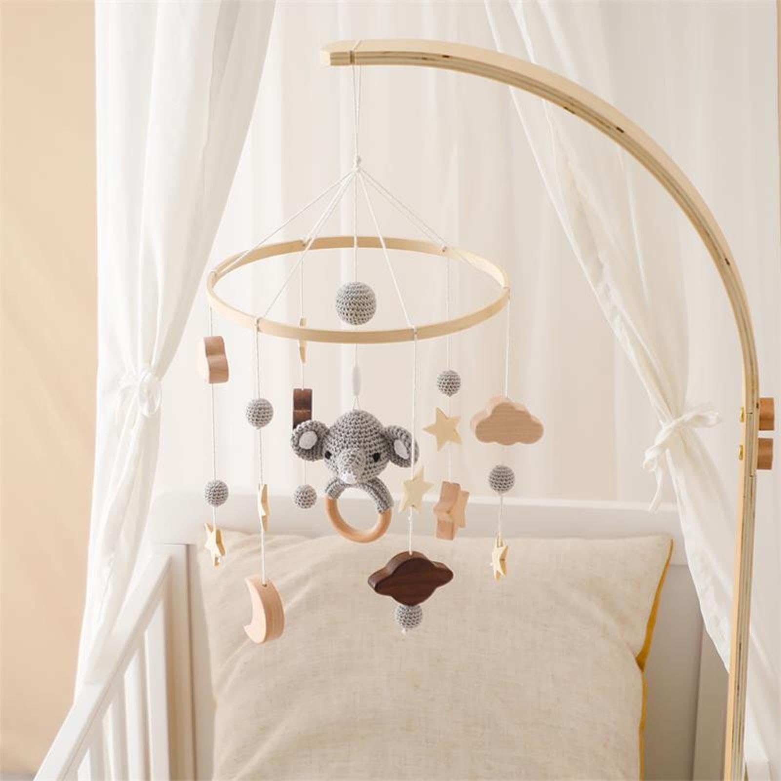 Giostrina per culla, Appendiabiti mobile per culla Giostrina per presepe in | Decorazioni per la cameretta dei bambini, campanelle a , giostrine per culla per