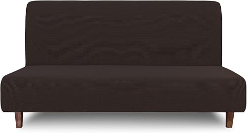 Miniatura 8 de Easy-Going Funda de futón 100 % impermeabilidad doble, diseño jacquard elástico, protector de muebles a prueba de fugas para niños, mascotas, perros