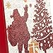 Juvale 12 Pack Christmas Wine Bottle Gift Bags Bulk with Handle for Holiday Presents, Xmas Reindeer & Santa Claus Design, 4 x 5 x 13.5 in