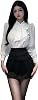 sinmiuanime women's sexy cosplay lingerie set office secretary uniform naughty teacher costume short skirt with socks