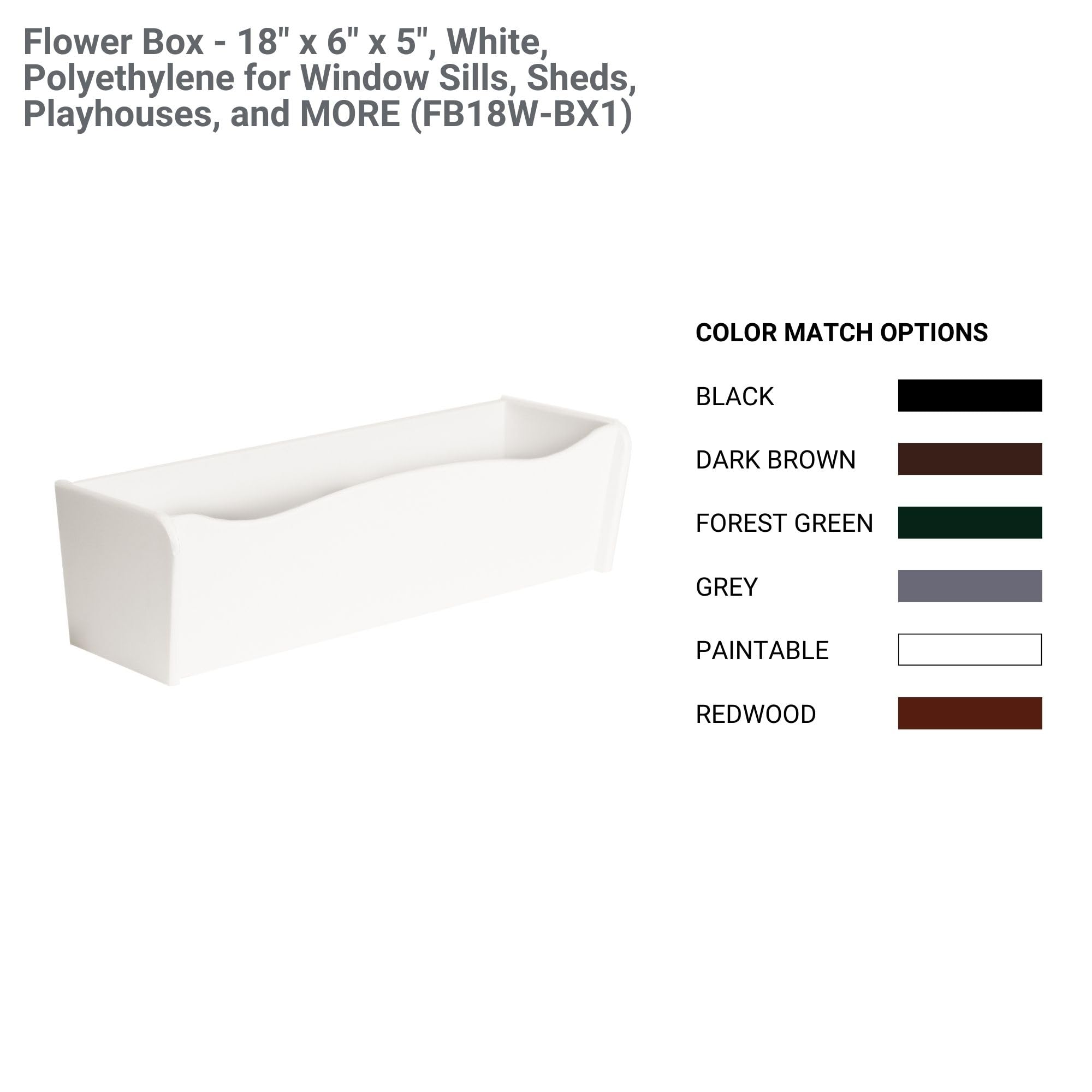 Apple Outdoor Supply Flower Box 18