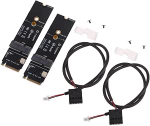 Adaptateur Mini PCI-E Vers M.2 (Key A/E) Avec Slot Pour Carte SIM - Pour Ajouter Module WiFi Ou 4G LTE Sur PC De Bureau
