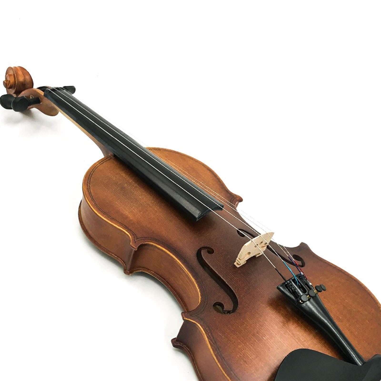 Geige 4/4 Violine Für Erwachsene Anfänger Prüfung Leistung Fichtenholzplatte Braun(4/4-A)