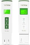 YINMIK pH Mètre et Testeur TDS Numérique, Testeur pH Piscine Électronique | Testeur pH Mesure pH TDS EC Température, Affichage Horizontal, Pour Piscine SPA Aquarium, Eau Potable, Hydroponique - 1