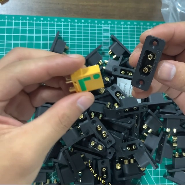 Amazon.com: Amass 10PCS Black XT90E-M Battery Plug Gold-Plated