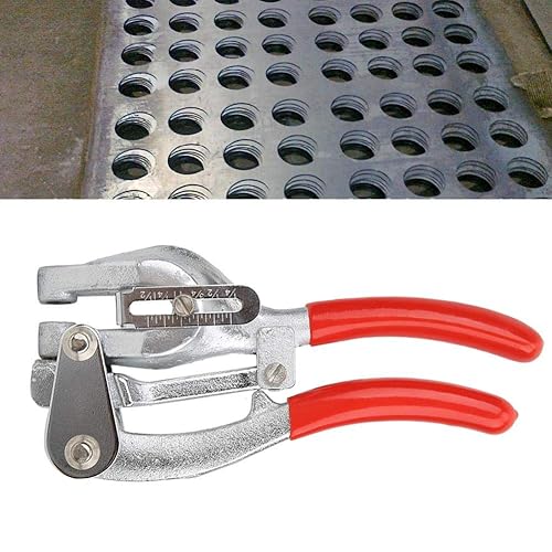 Miniatura 6 de Alicates perforadores de mano Kit para acero inoxidable, hierro y plástico, alicates perforadores de 0.079-0.276 in para construcción y decoración