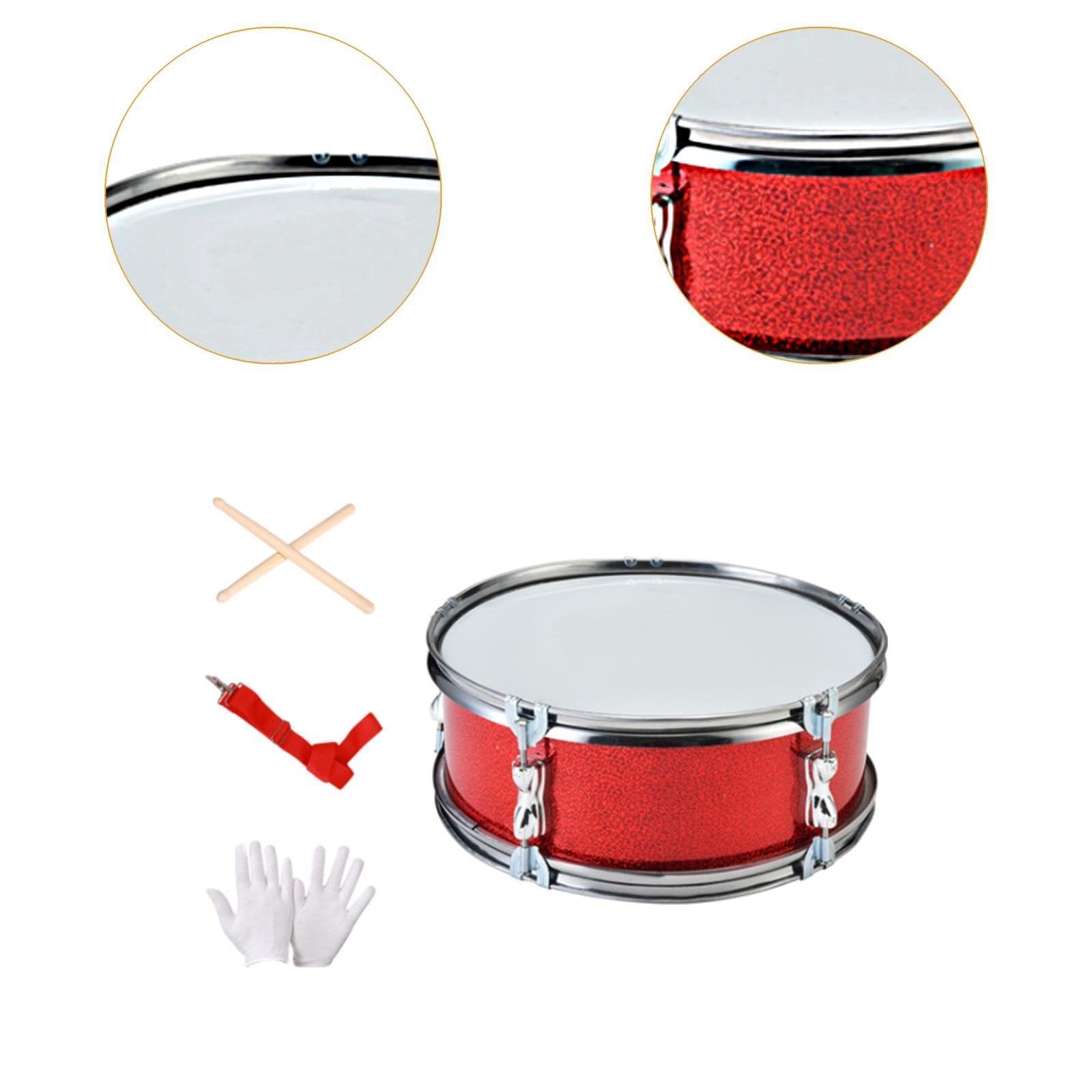 F Fityle Instrumentos musicales de tambor de 14 pulgadas, instrumento de percusión ligero, tambores de música para principiantes, niños, adultos, regalos de, Single Tone 14in