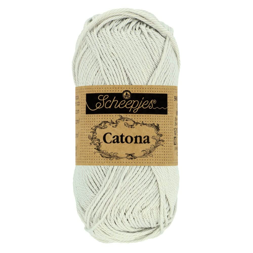 Scheepjes - Scheepjes Catona 172 Light Silver Yarn - 1x50g