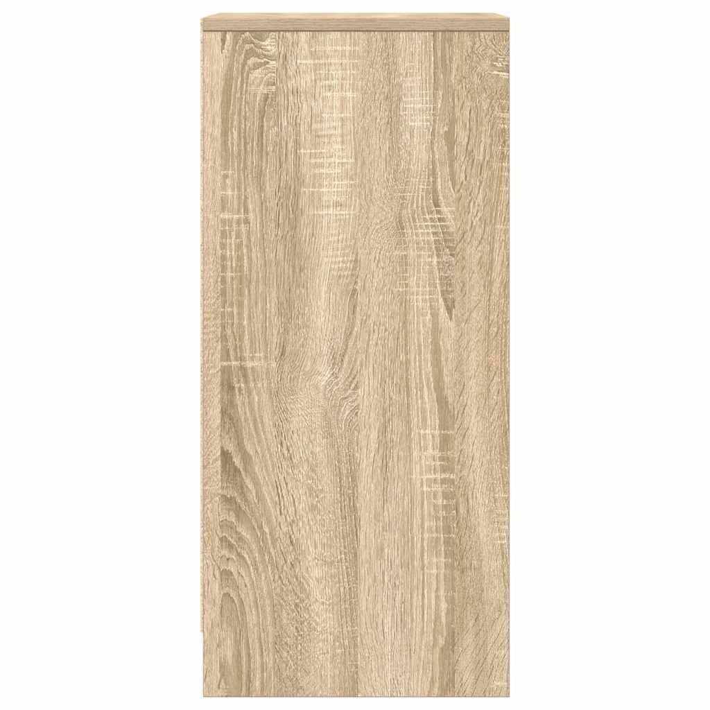 vidaXL Credenza Rovere Sonoma 29,5x34x76 cm in Legno Multistrato, armadietto, credenza, Armadio da corridoio, Buffet, Armadio da Cucina