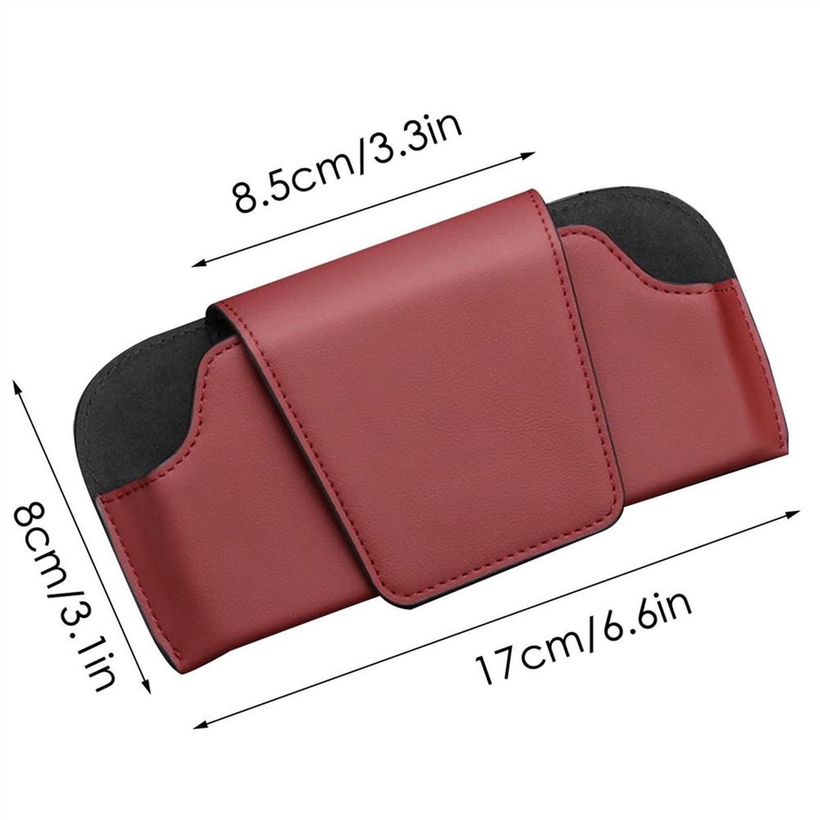 WILSEM Porte-Lunettes Portable De Voiture pour Fiat pour Bravo Voiture Visière Lunettes De Soleil Organisateur Étui Étui Lunettes (Color : D)