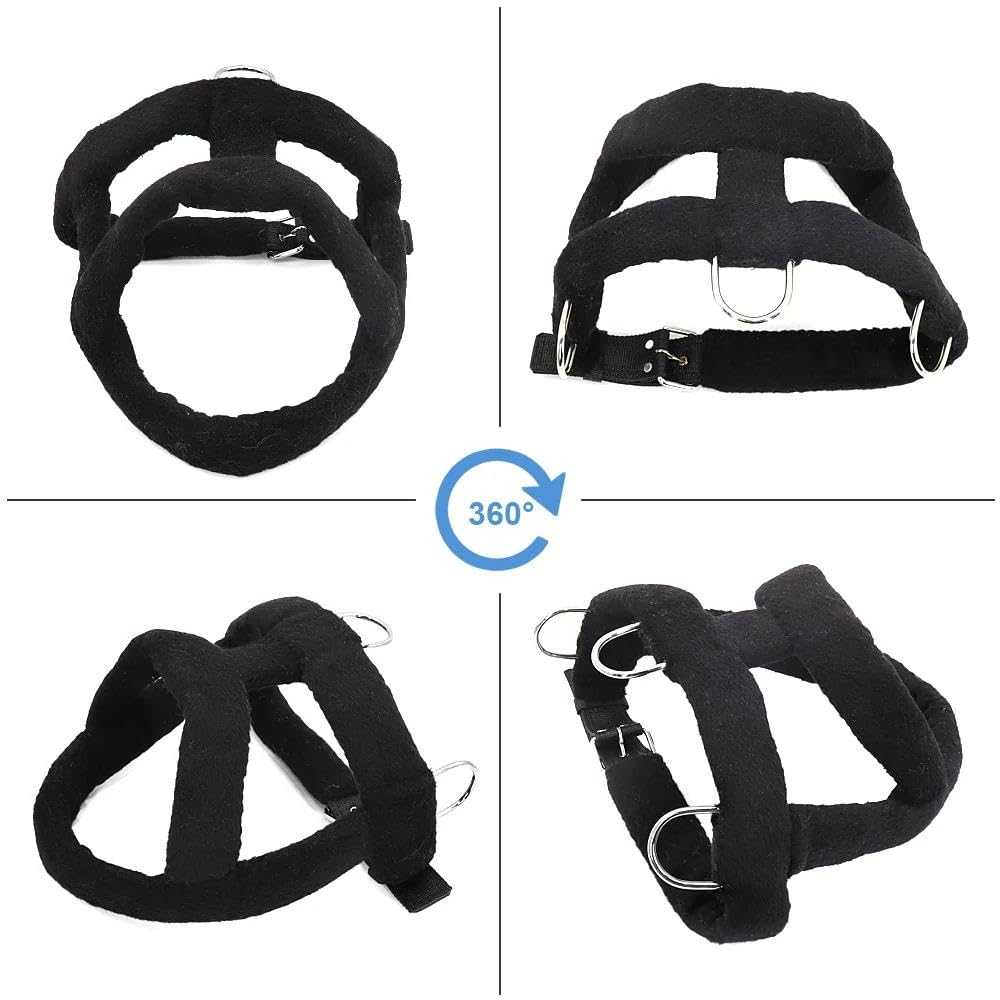 Arnés De Trineo para Perros De Trabajo, Mediano A Grande, Chaleco con Correa Ponderada para Perros, Arnés Ajustable para Entrenamiento De Perros, Caza, Acampada, Pastor Alemán, Labrador, Bulldog