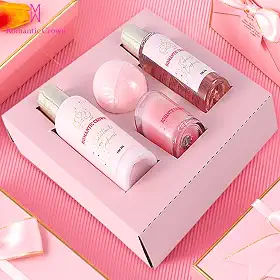 Kit presente de Natal presente SPA feminino para esposa, namorada,mãe com Vela+Sais de Banho+Gel de Banho+Banho de Bola