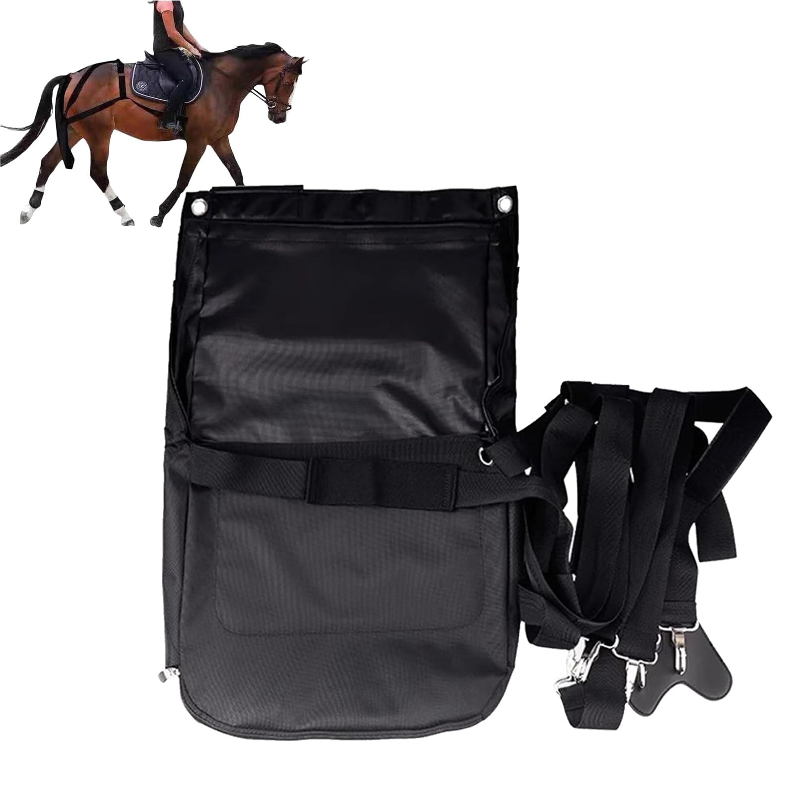 Genérico Bolsa para Recoger Estiércol De Caballo, Impermeable Y Ligera