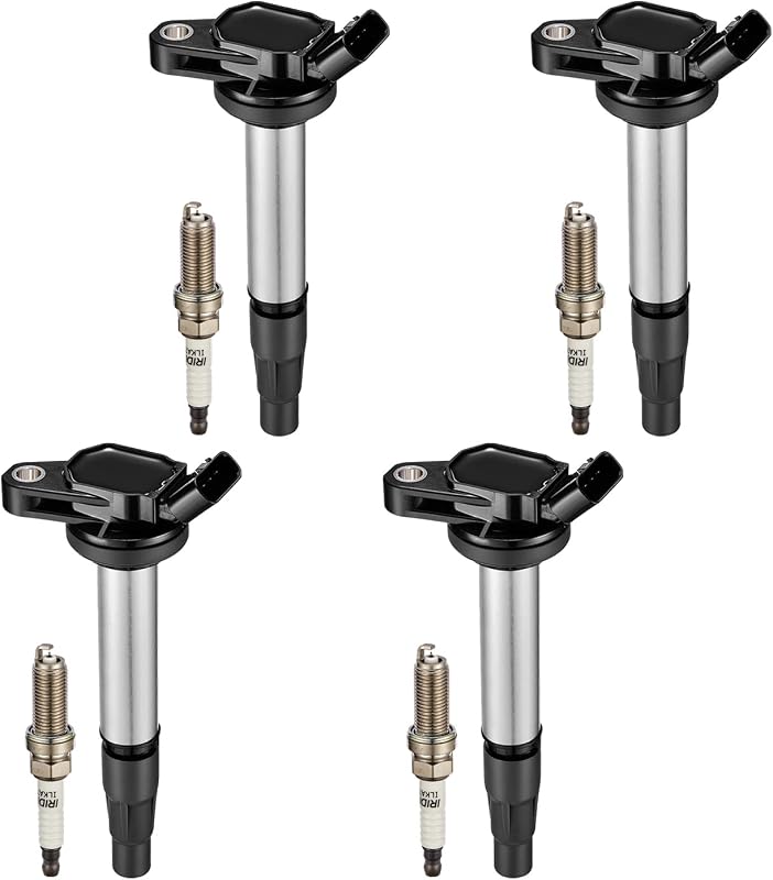 Kit de bobinas de ignição UF596 e velas de ignição 93501 BDFHYK para Toyota, Lexus e Scion – 8 peças