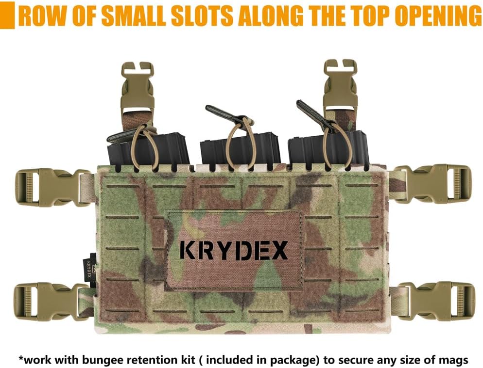KRYDEX MK5 Placard with Hook Backing Laser Cut Chest Rig