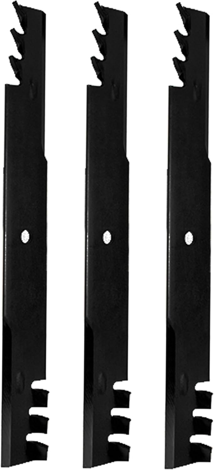 Mr Mower Parts Lawn Mower Blade Set for Gravely 60" Cut HD Tooth Mulcher # 046999, 052929, 08866900, 08979600, 08979651, 46999, 52929, 886690, 89796, 8979600, 8979651