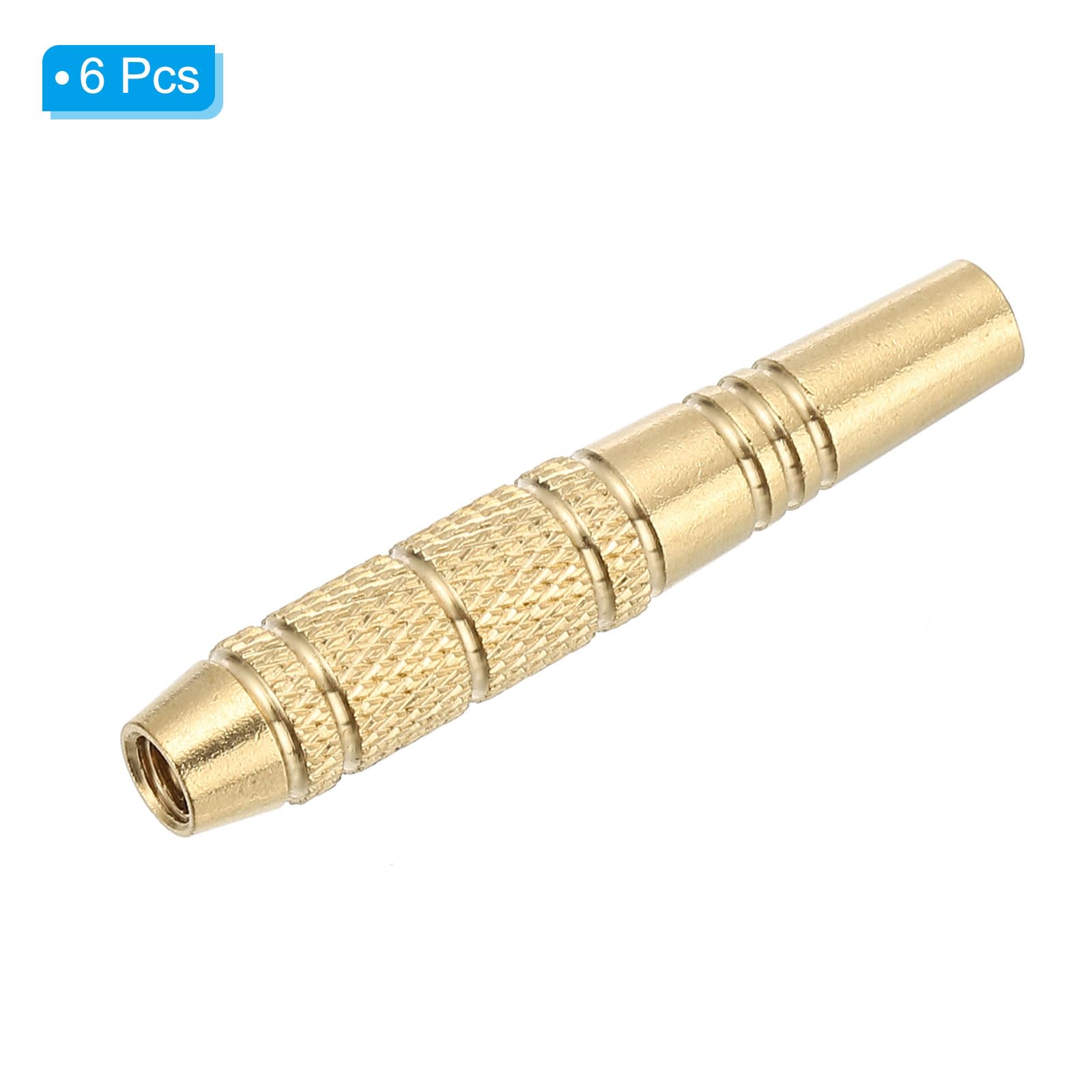 PATIKIL 16 Grams Dart Replacements Barrel, 6Pcs Copper Dart Replace Barrel Accessories for Soft and Steel Dart Tips Gold Tone - Image 3