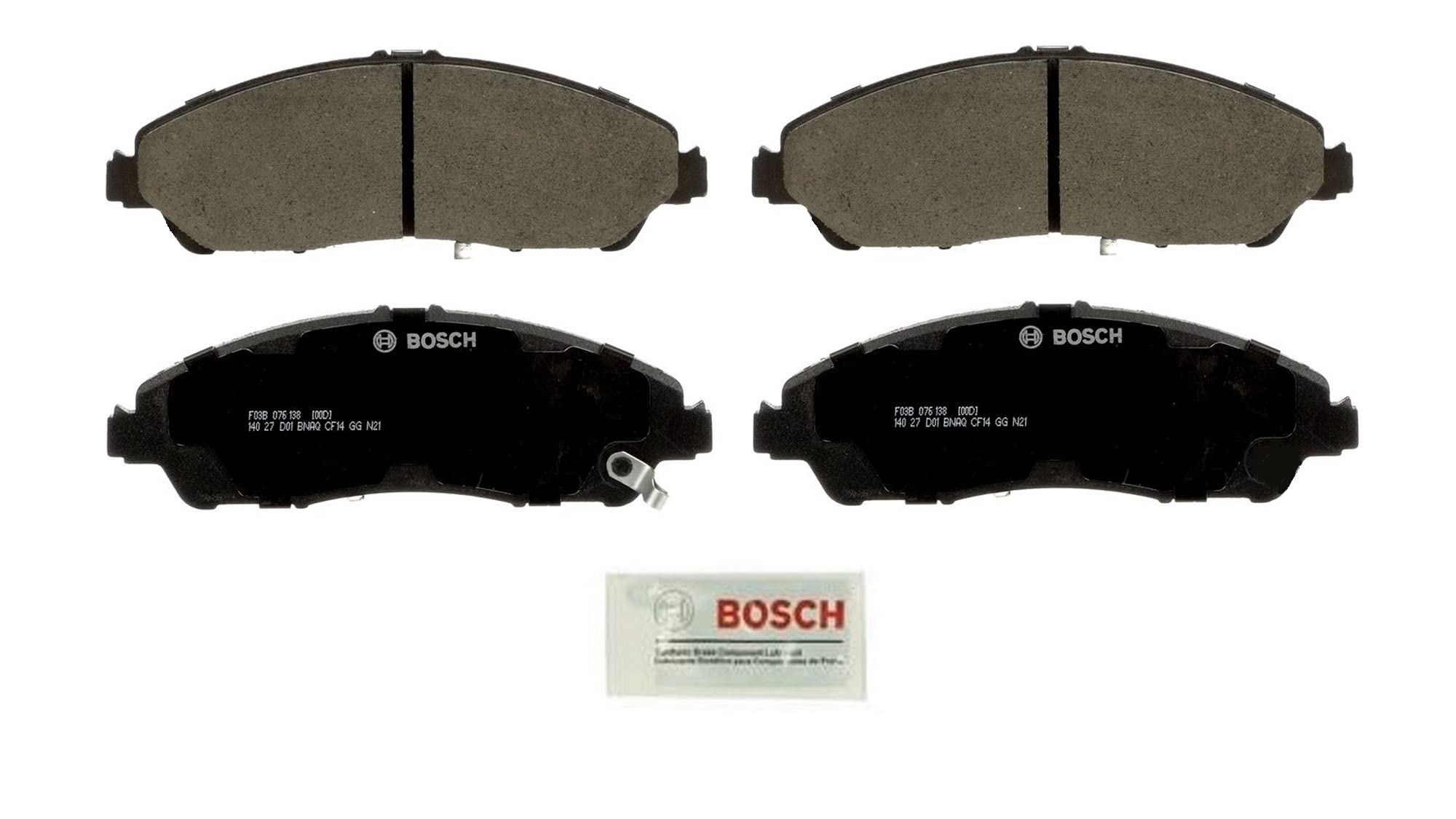 BOSCH BC1015 QuietCast Premium Ceramic Disc Brake Pad Set - Compatible - View #6