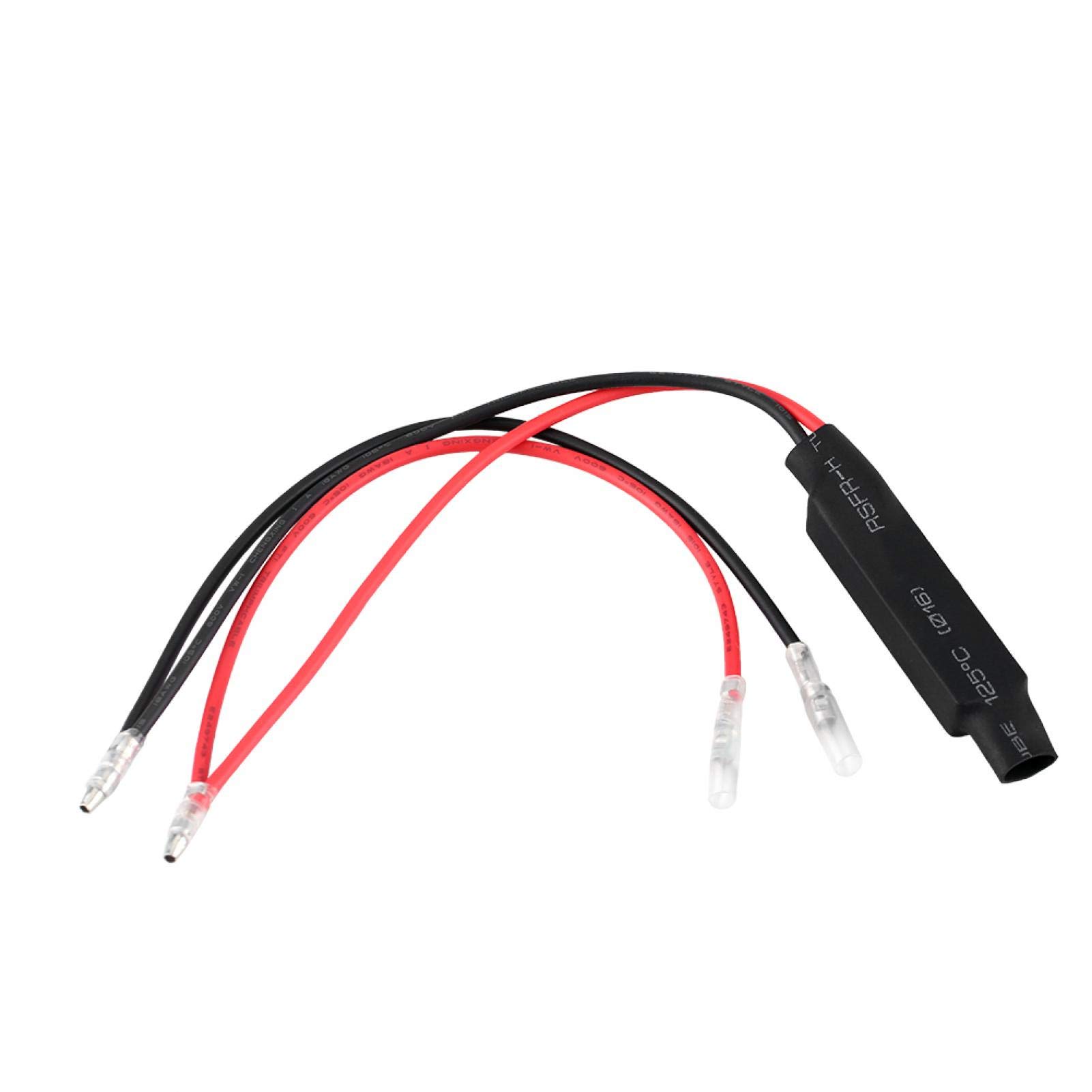 4 Pièces Résistances LED Moto 12V 10W - Décodeur Clignotants Avec Câble