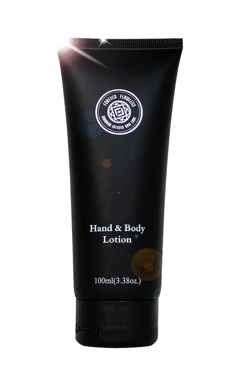Forever Flawless Hydrating Hand & Body Lotion - Famous Diamond Shape Sample, Moisturize Skin to Refreshing Health and Smoothness FF98, (3.38 oz)