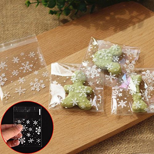 100 unidades Bolsas decorativas para dulces Navidad miniatura 5