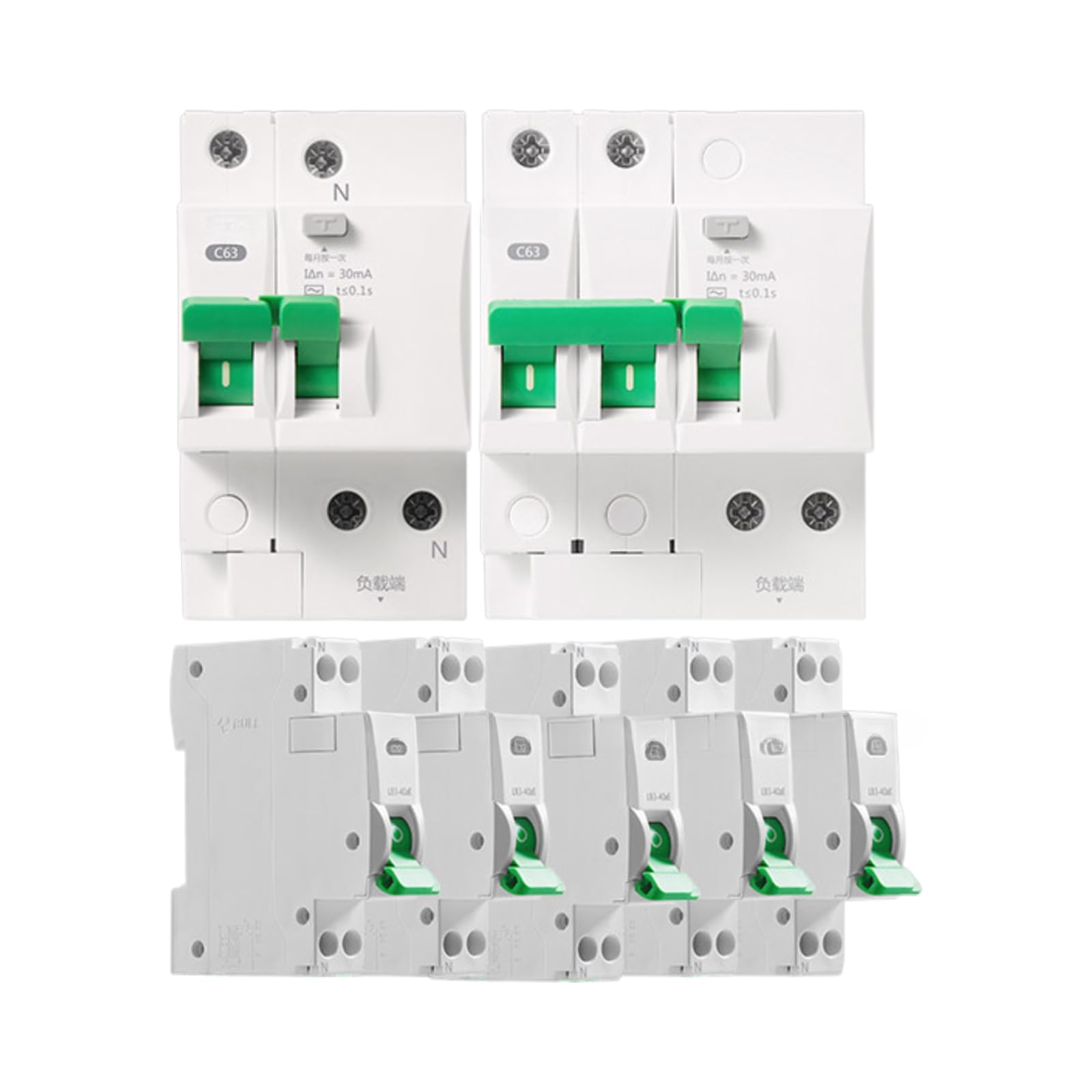 Interruttore magnetotermico 1P 2P 32A 63A(16A; 1P+N)