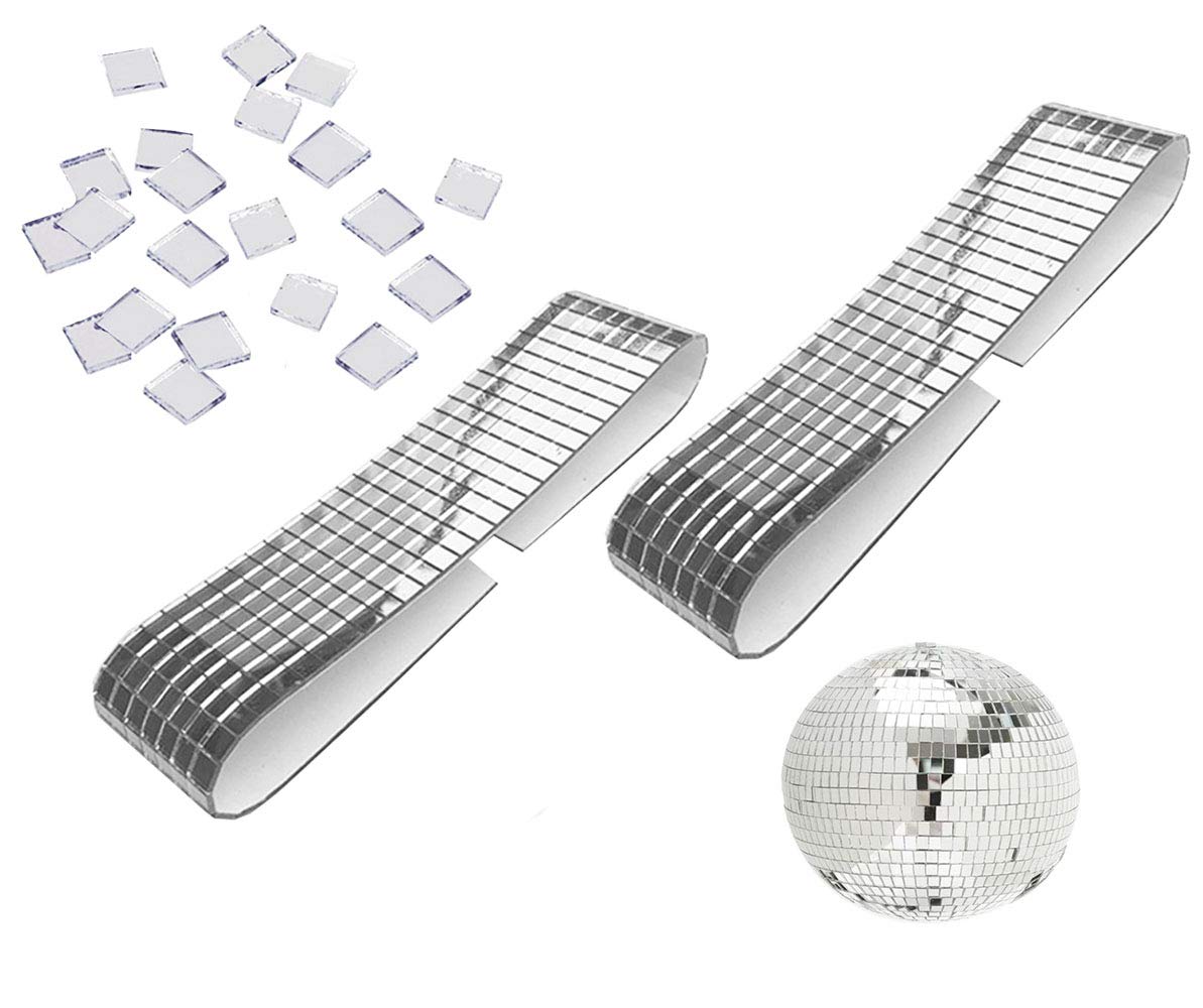 Mosaïque miroir autocollante 5x5 mm mini carreaux de verre pour loisirs créatifs DIY