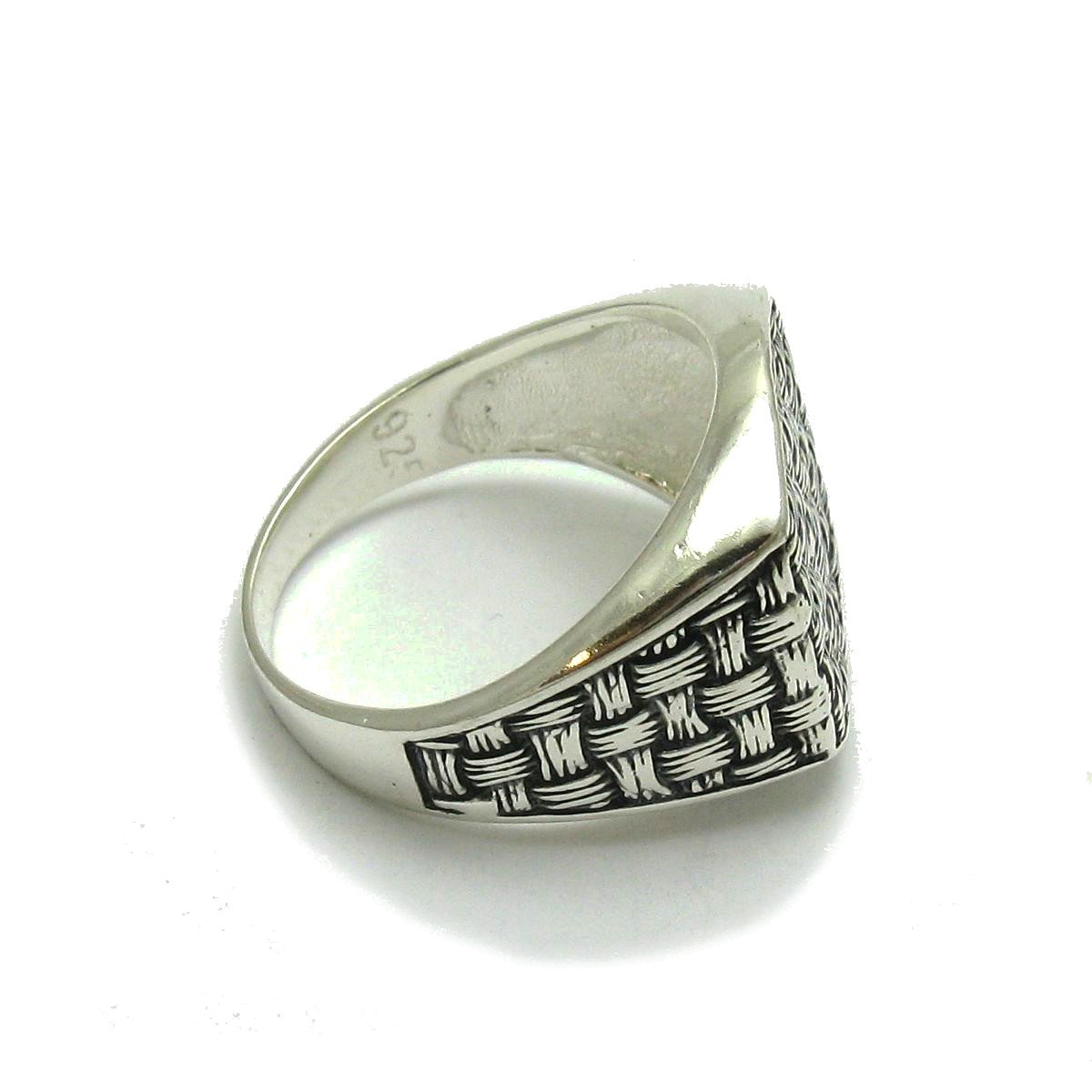 Anillo de plata de ley sólido 925 R001710