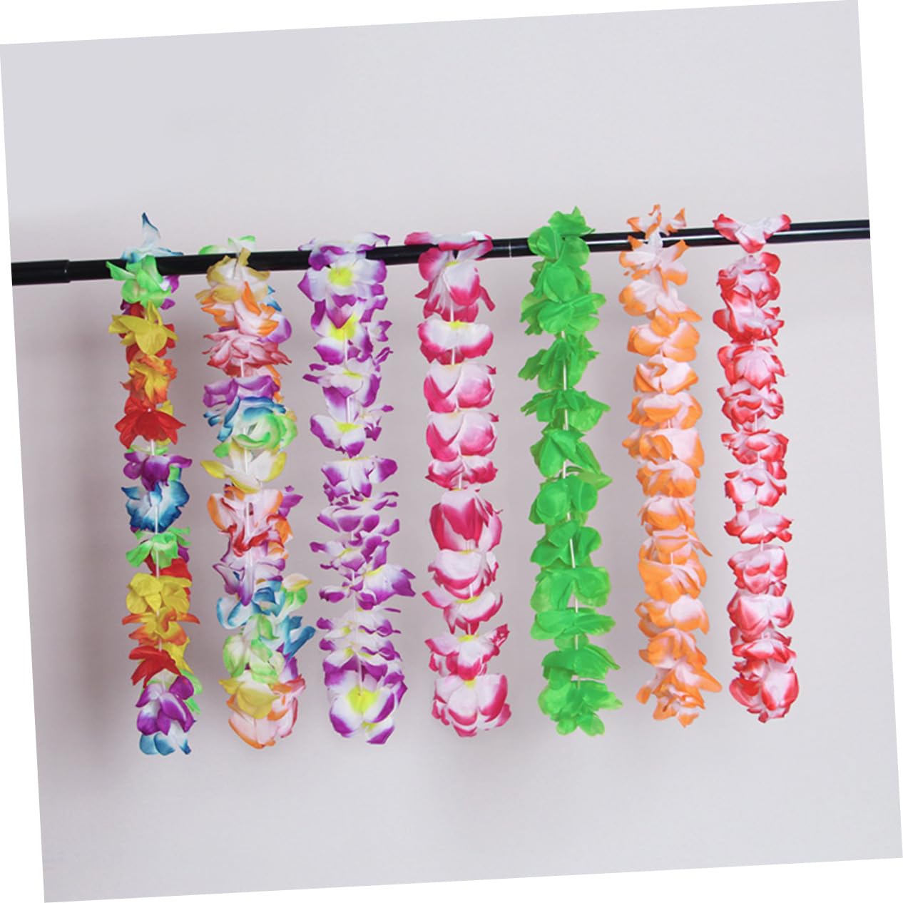 PRETYZOOM 42stücke Hawaii-blumenkette Tropische Luao-Party-gastgeschenk Bunte Künstliche Blumen Strand-Hula-kostüm-Accessoires Hawaii-Girlande Hawaii-Halskette