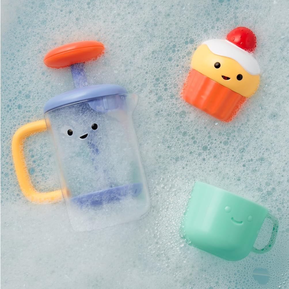 Skip Hop Baby Bath Toy Tub-to-Table Café Bubble & Foam Set Bathtub Sensory Development Toy Age 12m+ - 3