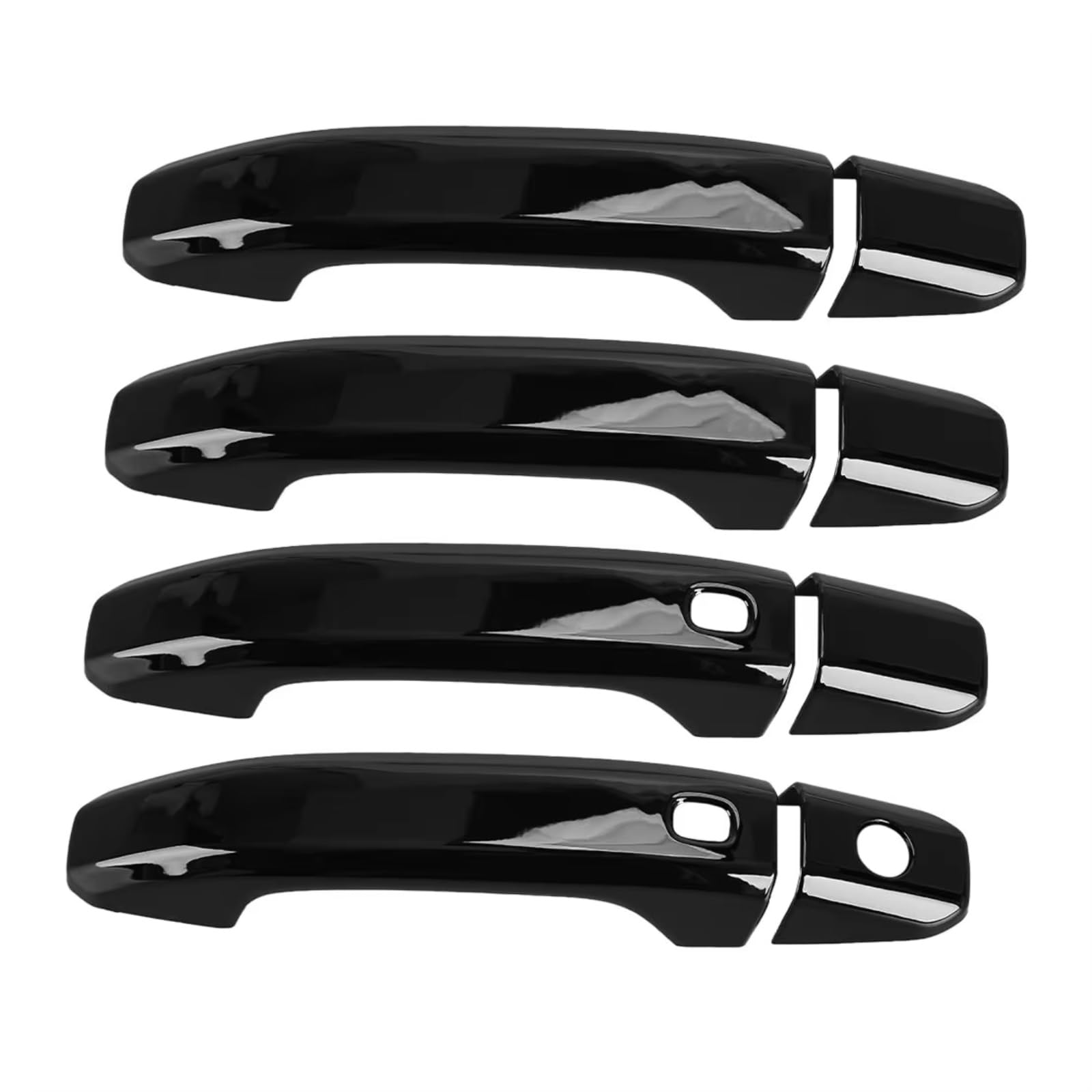 Dspolimv One Color Outer Door Handle Cap Compatible With Chevrolet For Colorado 2023-2024 4Pcs/Set Gloss Black Exterior Side Door Handle Cover Trim Sticker Abs Parts