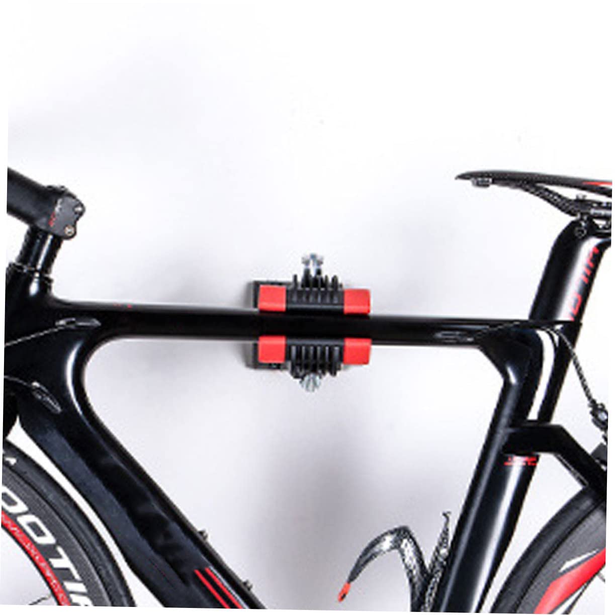NUOBESTY Colgador para Bicicletas de Pared en Metal Ligero y Diseño Simple, Soporte Horizontal Adecuado para Guardar y Colgar Bicicletas en Interiores