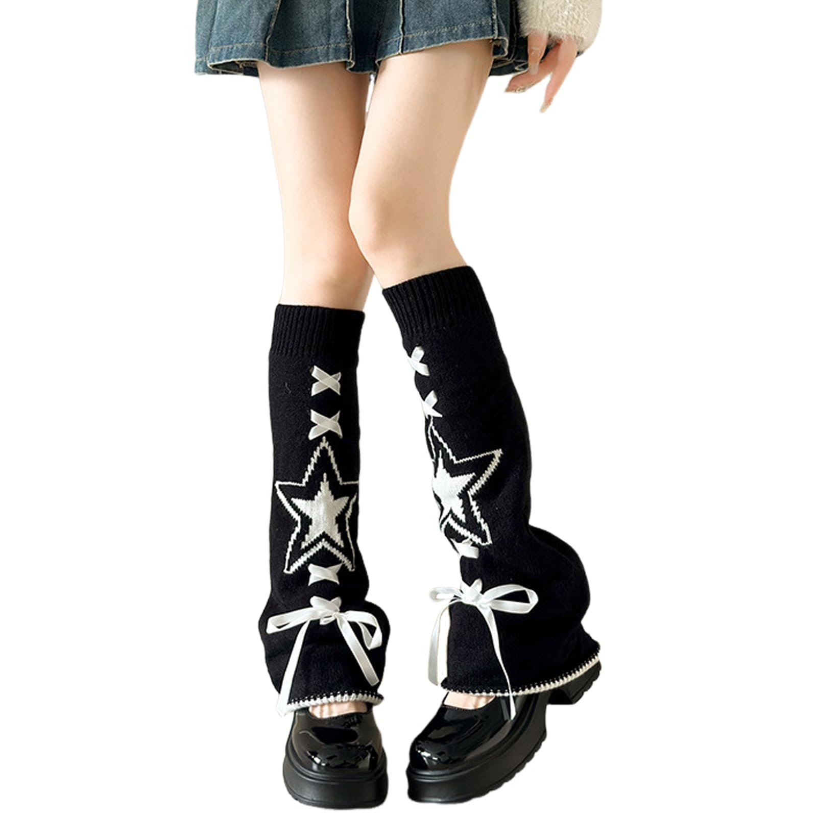 Sexybody Women's Leg Warmers Fashion Knit Warmers Long Socks Cute Y2K Kawaii Japanese Lolita Harajuku Accessories for Girls